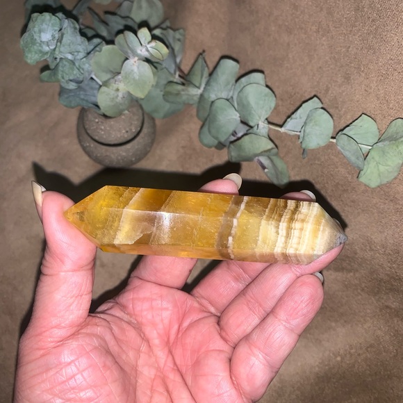 Yellow Golden Fluorite dt - Picture 3 of 10